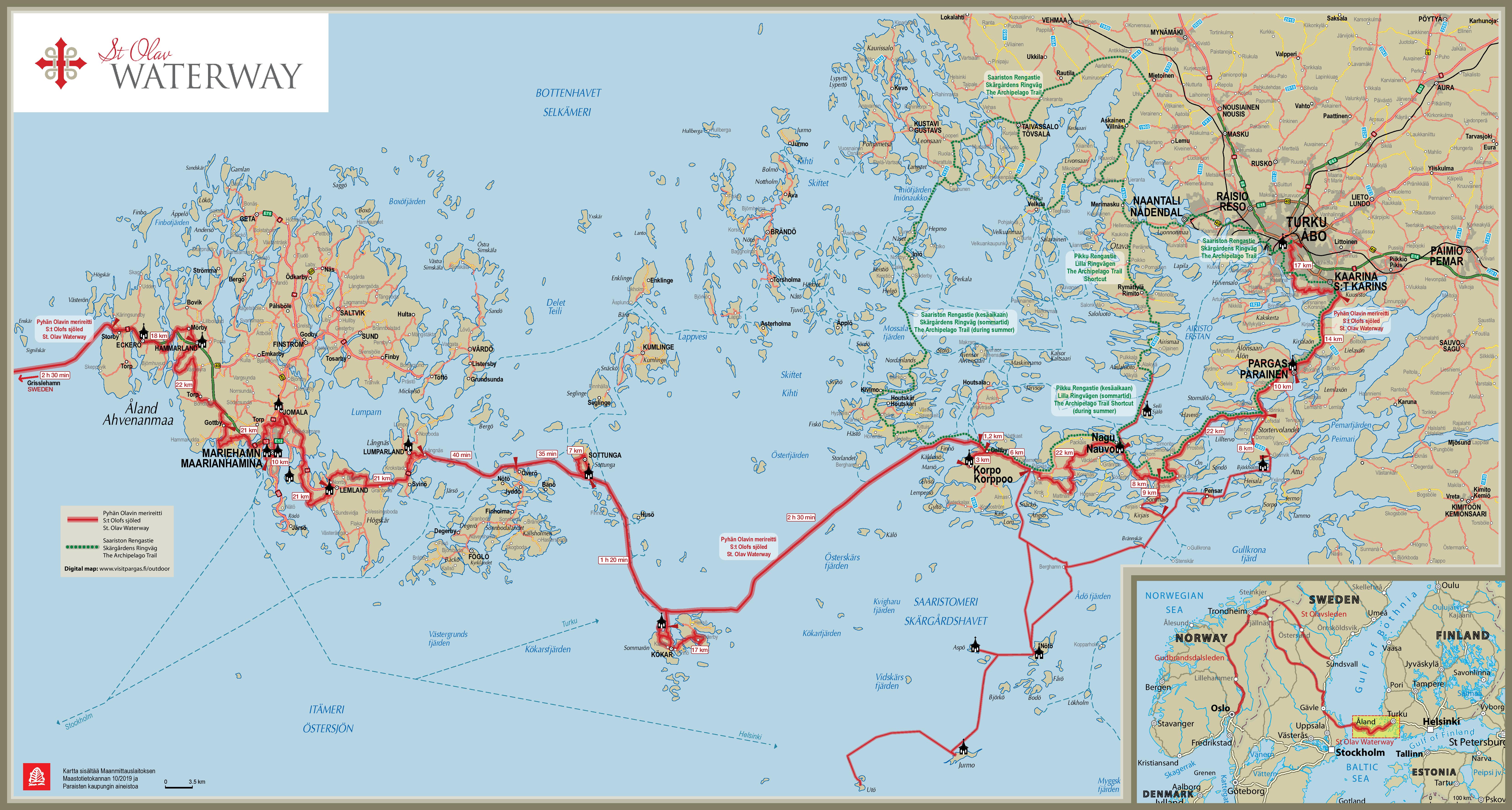 Maps | St Olav Waterway